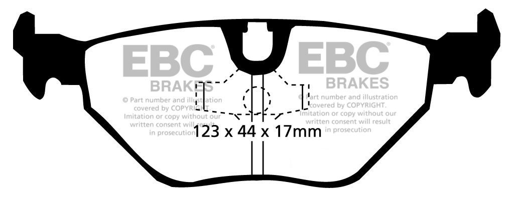 EBC Brakes BMW M-Roadster/Coupe (Z3) 3.2 98-2003 Remblokken acht