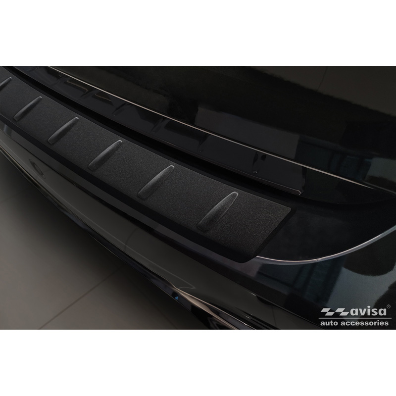 Matzwart RVS Achterbumperprotector  MG (E)HS Facelift 2020-2023 & Facelift 2023-2024 'Ribs'