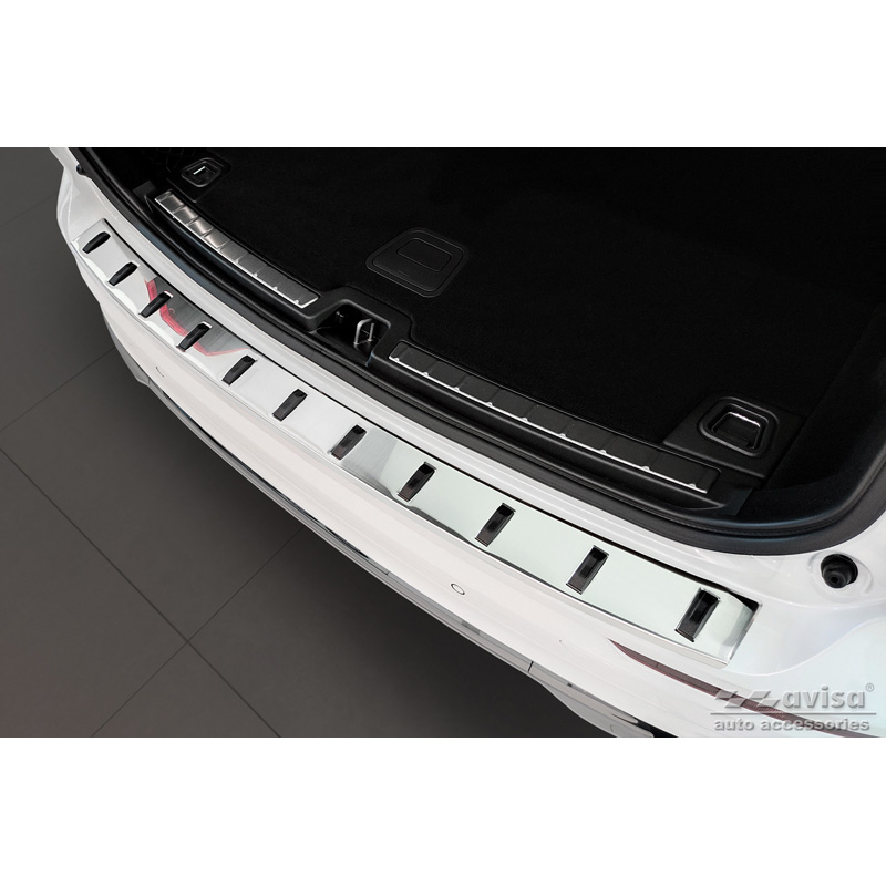 RVS Achterbumperprotector  Volvo XC60 II 2017-2021 & Facelift 2021- (incl. R-Design) 'STRONG EDITION'