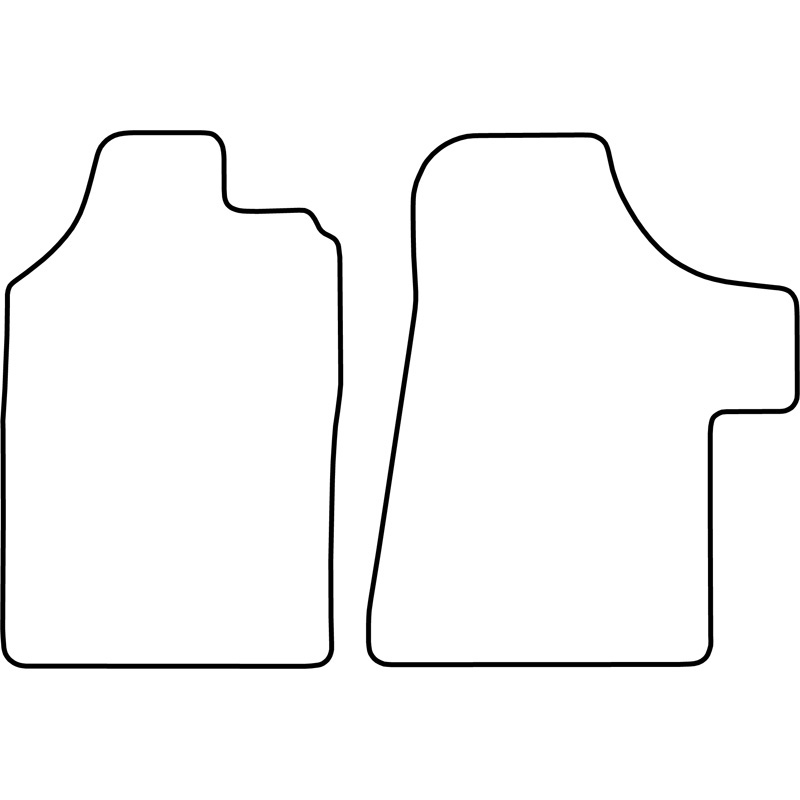 Automatten Velours  Mercedes Vito 2004-2010 (alleen voor)