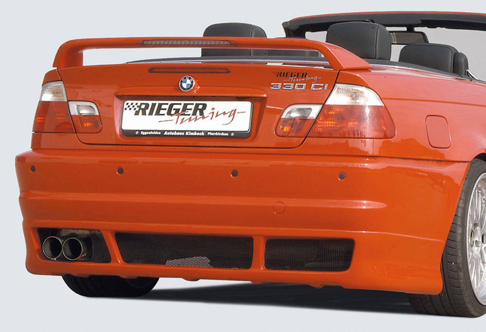 Achter Skirt BMW E46 coupe/cabrio Rieger