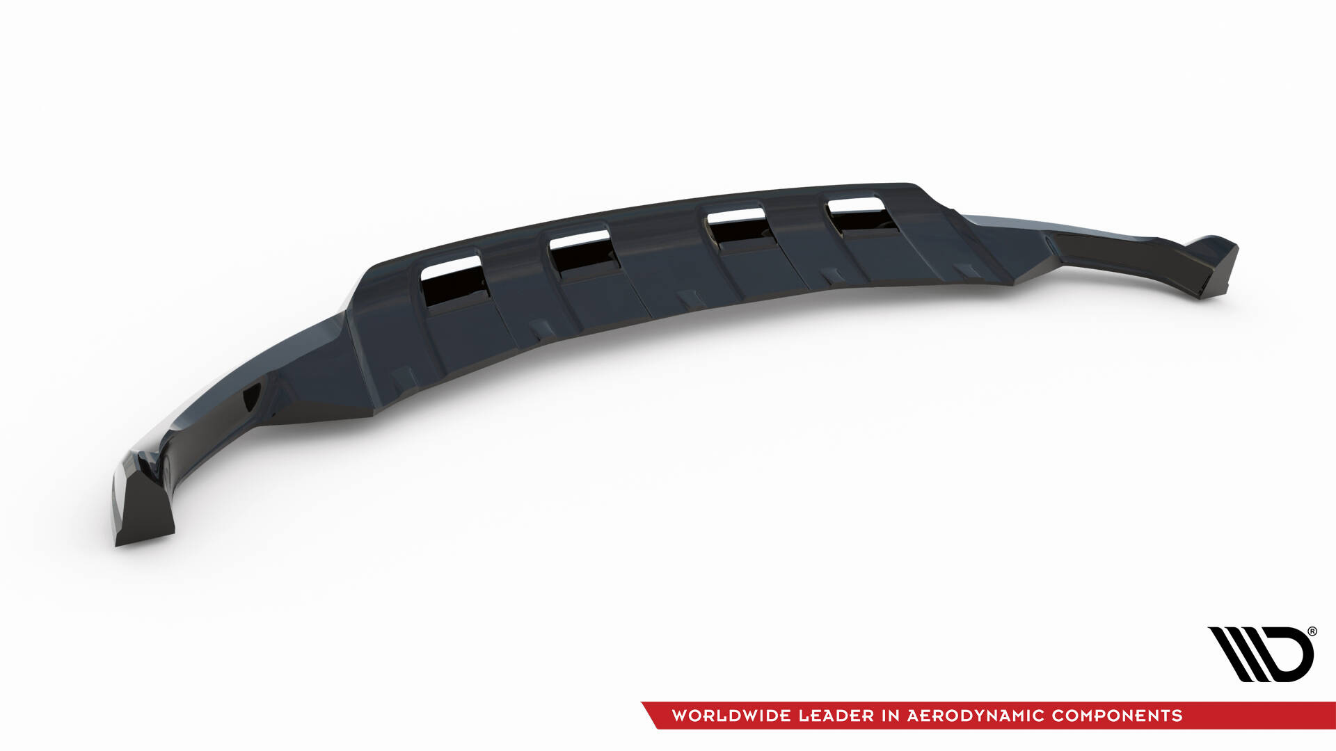 Voorspoiler Ford Explorer XLT MK6 Maxton Glanzend zwart