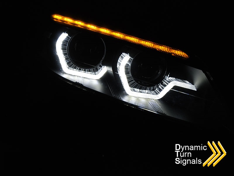Koplampen BMW Z4 E89 09-13 Xenon DRL Zwart Dynamisch