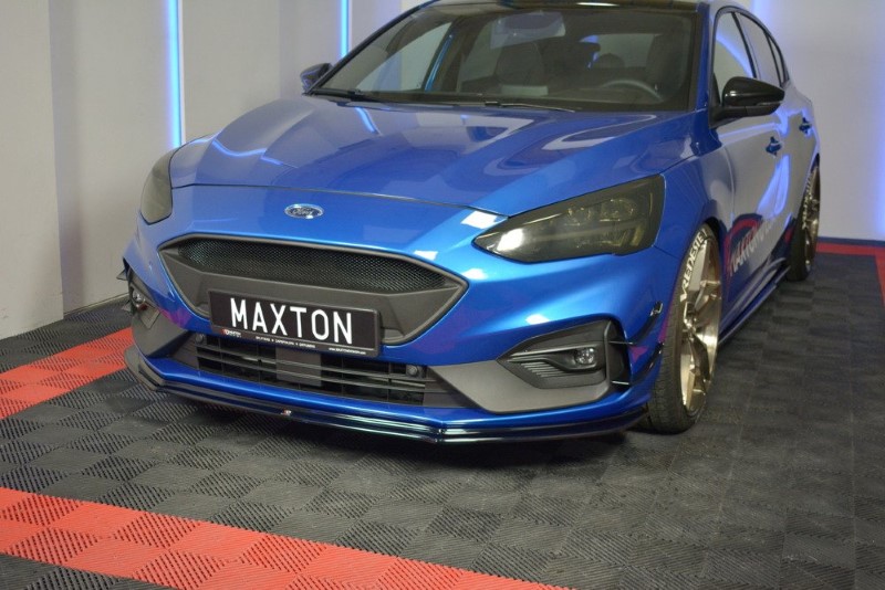 Voorspoiler Ford Focus ST / ST-Line Mk4 V.4 Glanzend Zwart
