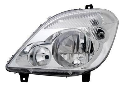 koplamp, H7+H7, elektr verstelb, incl stelmotortje, links Merced