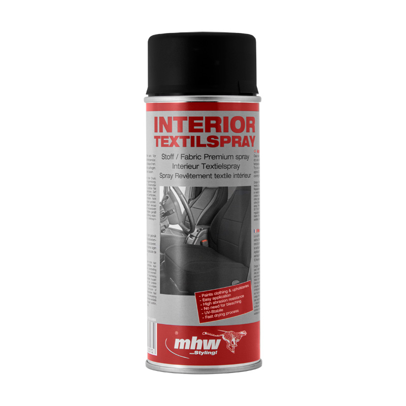 MHW Color-It Textiel Styling Spray - Zwart - 1x 400ml