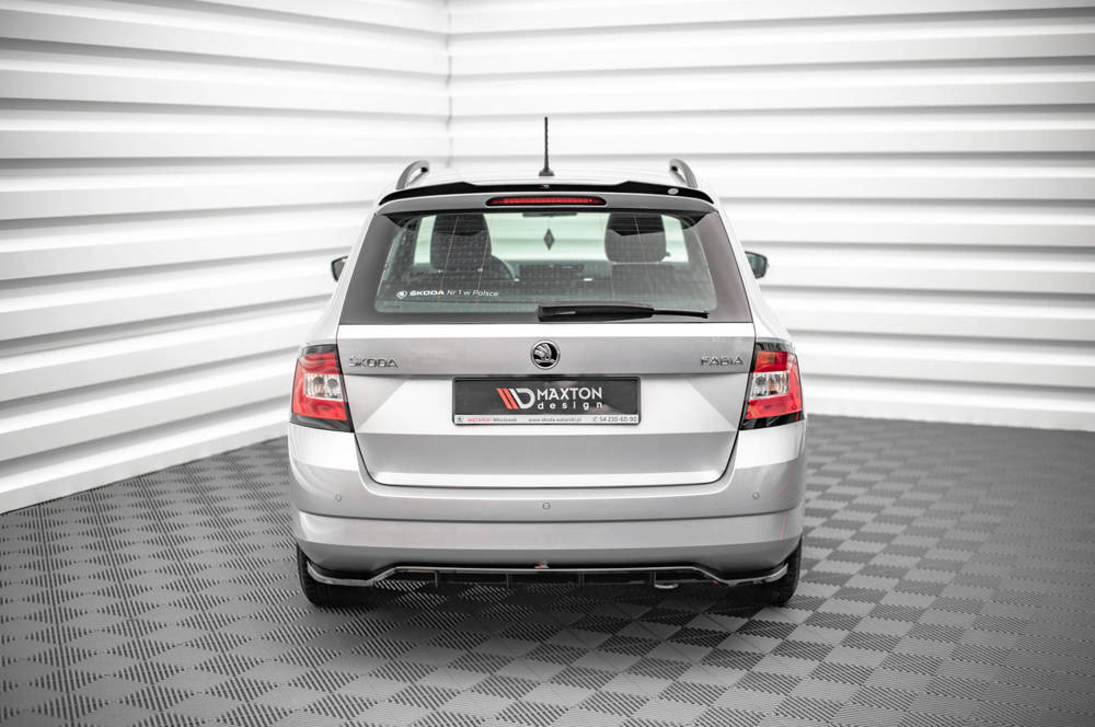 Diffuser Skoda Fabia MK3 Glans Zwart Maxton
