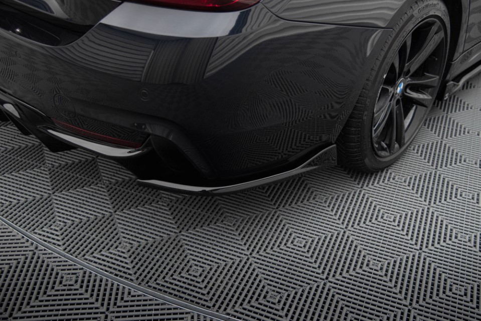 Achter Zij Splitter BMW 4 Serie F36 M-Pack Glanzend Zwart
