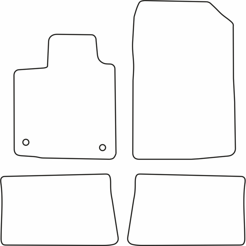 Automatten  Renault Twingo 2007-2013