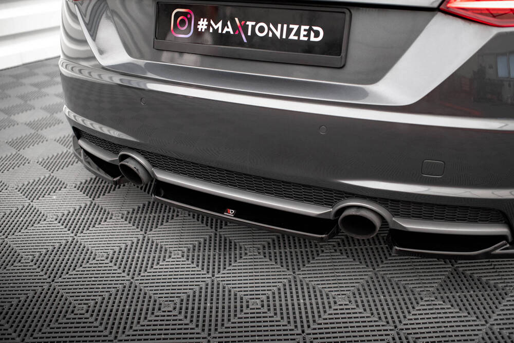 Diffuser Audi TT S-Line 8S Maxton Glans Zwart
