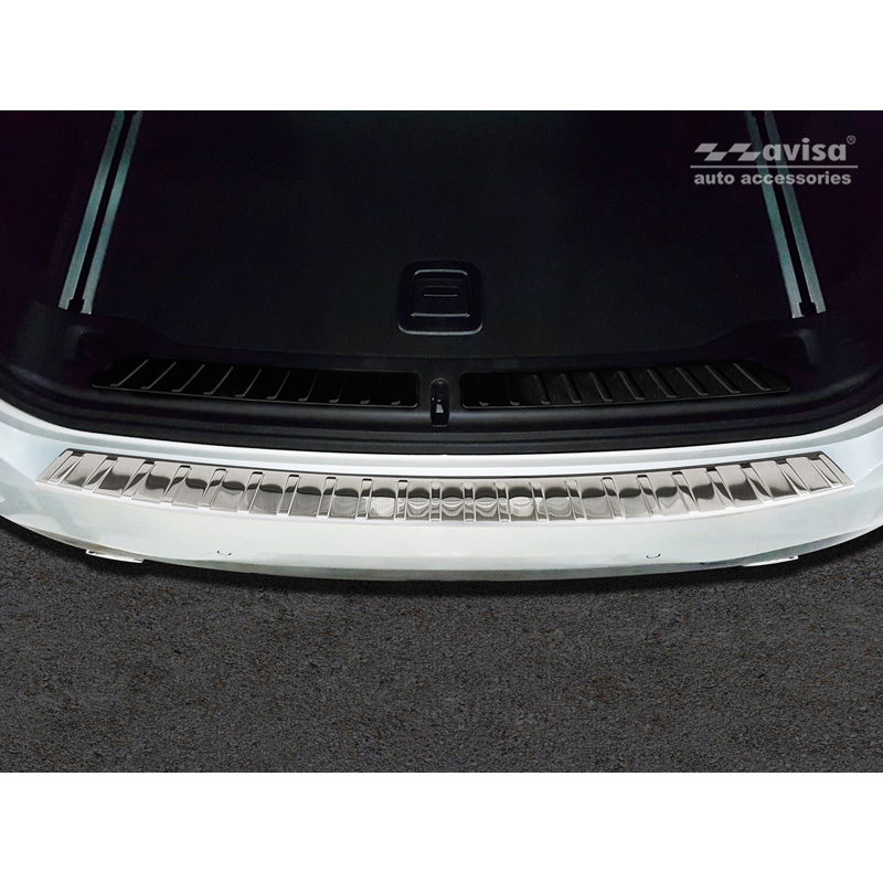 RVS Achterbumperprotector  BMW X3 (G01) 2017-2021 & FL 2021-2024 met M-Pakket incl. M Competition 2019-2021 'Ribs'