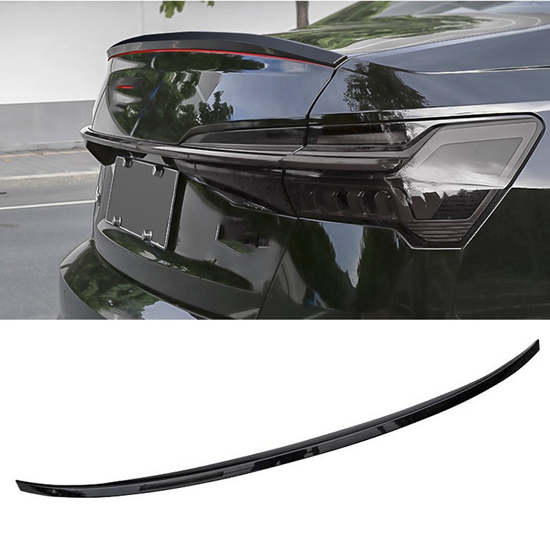 Audi A6 C8 Sedan Spoiler Glans Zwart S6 Look