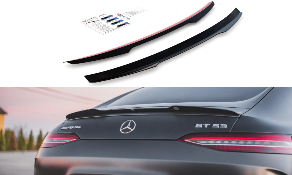 Spoiler Cap Mercedes-AMG GT 53 4 Deurs Coupe Glans Zwart