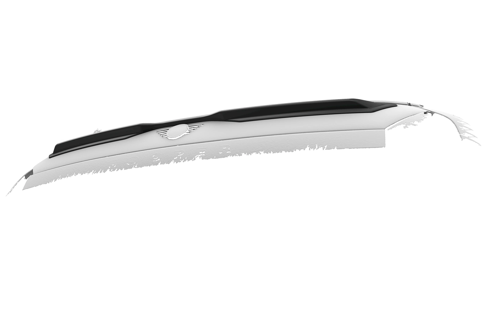 Achterspoiler Mini F66 glans zwart