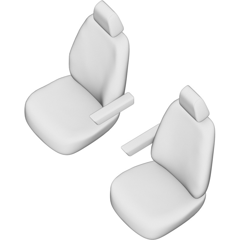 Original Design Stoffen Stoelhoezenset 1+1  Renault Master/Opel Movano/Nissan NV400 2010-2019