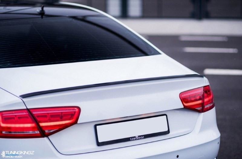 Spoilerkap Audi A8 D4 Glanzend Zwart Maxton