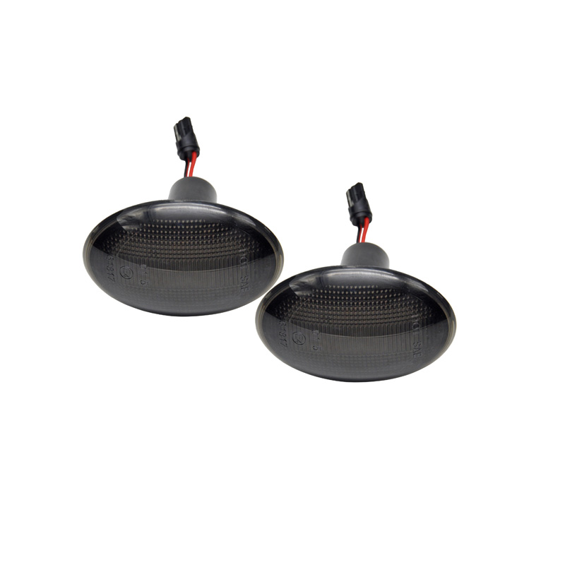Set LED Zijknipperlichten  Mini R55 Clubman / R56 / R57 Cabrio / R58 Coupe / R59 Roadster - Rookgrijs- incl. Dynamic Running Light