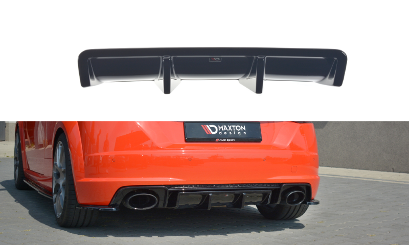 Achter Aanzet Audi TT RS 8S Glanzend Zwart