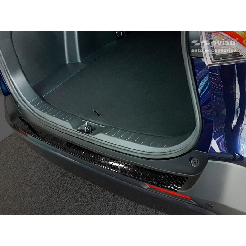 Echt 3D Carbon Achterbumperprotector  Toyota RAV4 (5th Gen.) 2018- & Suzuki Across 2020- 'Ribs'