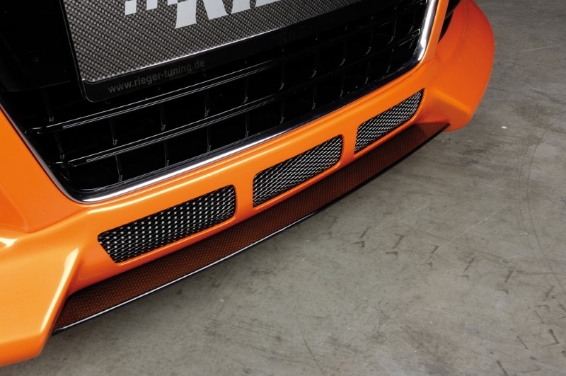 Spoilerzwaard Carbon voor Voorspoilerlip 3 air intakes Audi TT 8