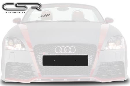 frame voor Euro kenteken plaat voor GL045, bright black Audi TT