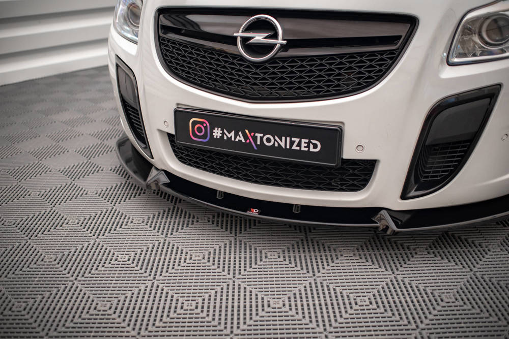 Voorspoiler V.2 Opel Insignia OPC MK1 Glans Zwart