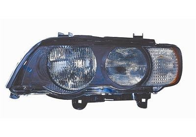 koplamp, H7+H1, witte knipper, elektr verstelb, incl stelmotortj