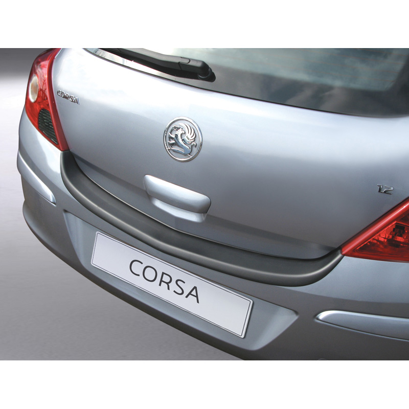 ABS Achterbumper beschermlijst  Opel Corsa D 3 deurs excl. VXR/GSi/OPC Zwart
