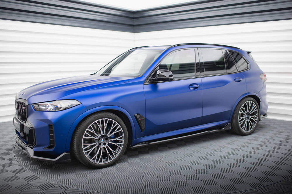 Zijskirts BMW X5 G05 M-Pack FL Maxton V.2 Glanzend Zwart