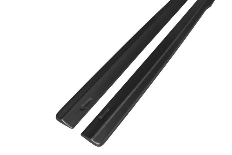 Zijskirts Diffusers Audi TT S/ TT S-Line 8J Glanzend Zwart