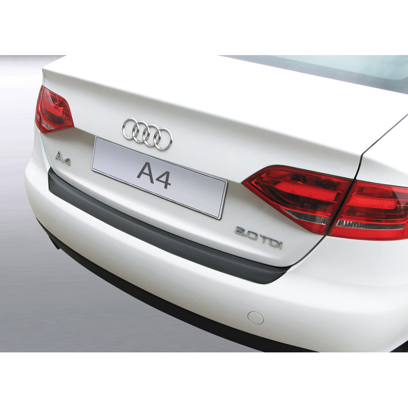 ABS Achterbumper beschermlijst  Audi A4 Sedan 2008-2012 Zwart