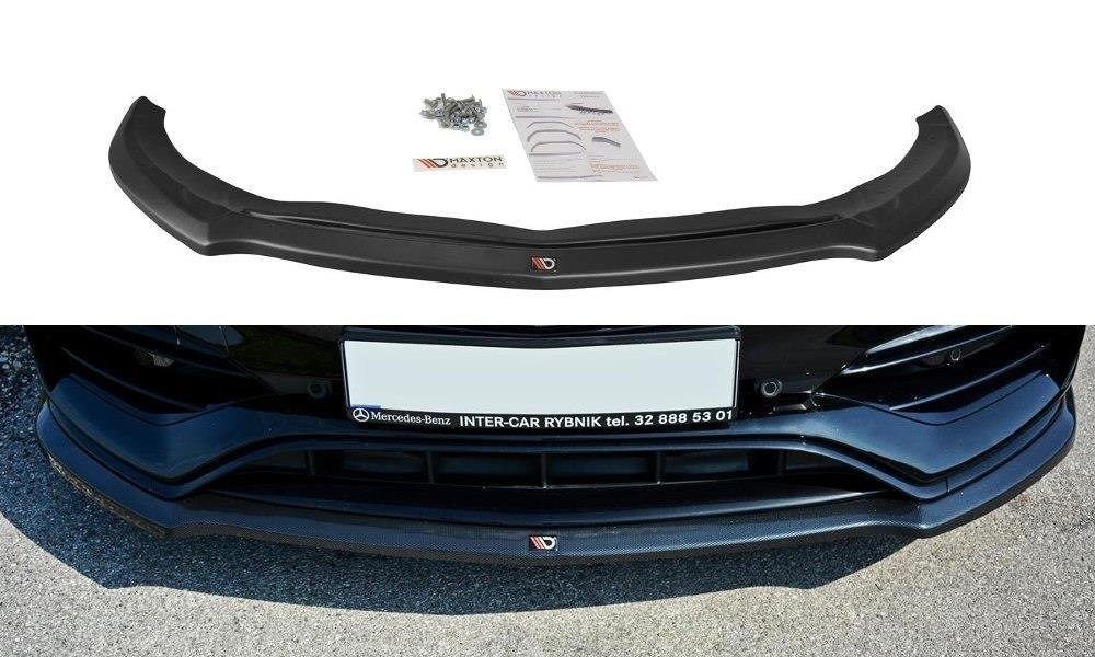 VoorSpoiler Mercedes W176 A45 AMG Facelift Glans Zwart