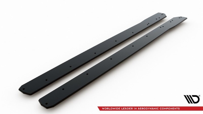Duurzame Zijskirts Ford Focus ST / ST-Line Mk4 (Racing) Glanzend Zwart