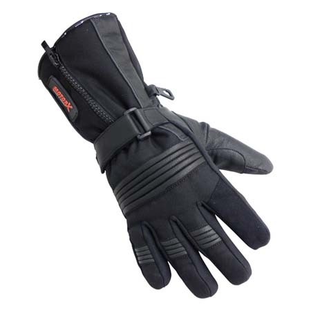 Motorhandschoenen leder winter zwart S