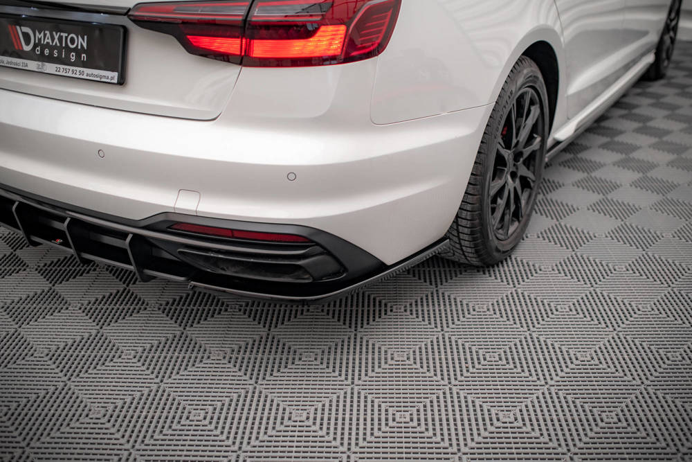 Zijdiffuser Audi A4 B9 FL Maxton Glans Zwart