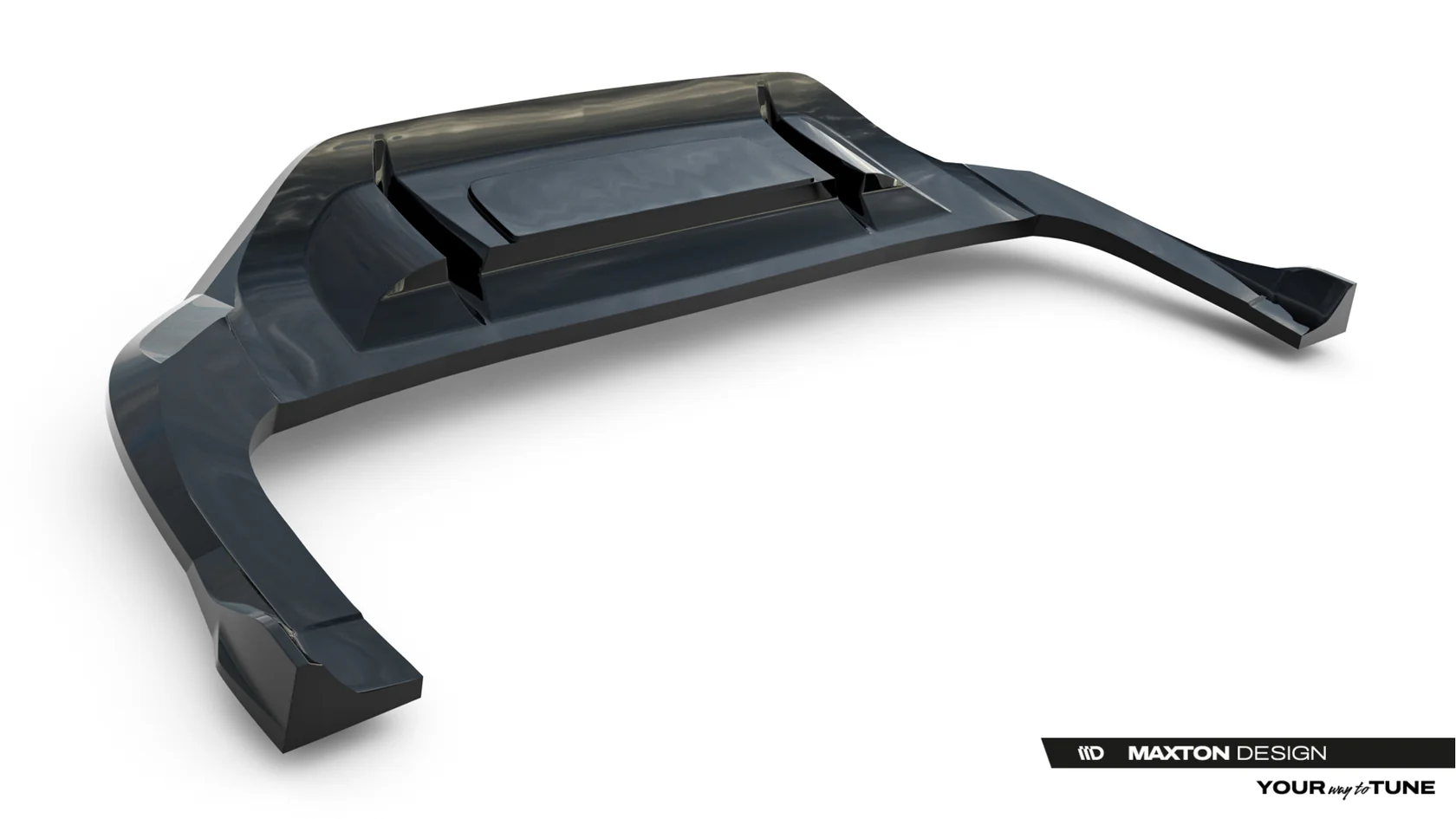 Achterdiffuser Volkswagen Tayron R-Line Mk1 Glans Zwart