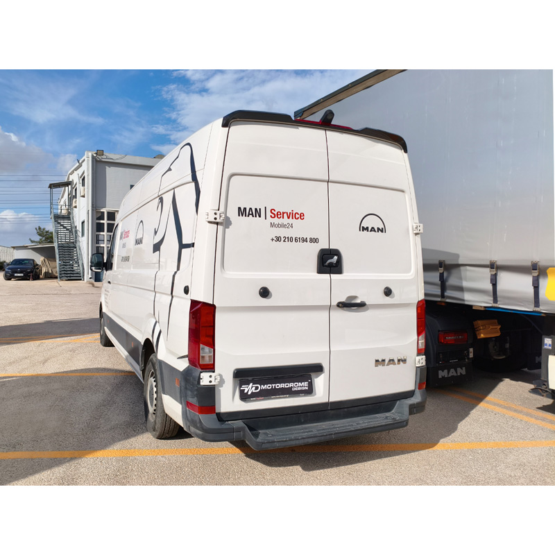 Motordrome Dakspoiler V.1  Volkswagen Crafter II (H2) 2016- & MAN TGE (H2) 2017- (PU)