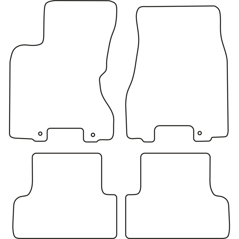 Automatten  Nissan X-Trail 2007-2013