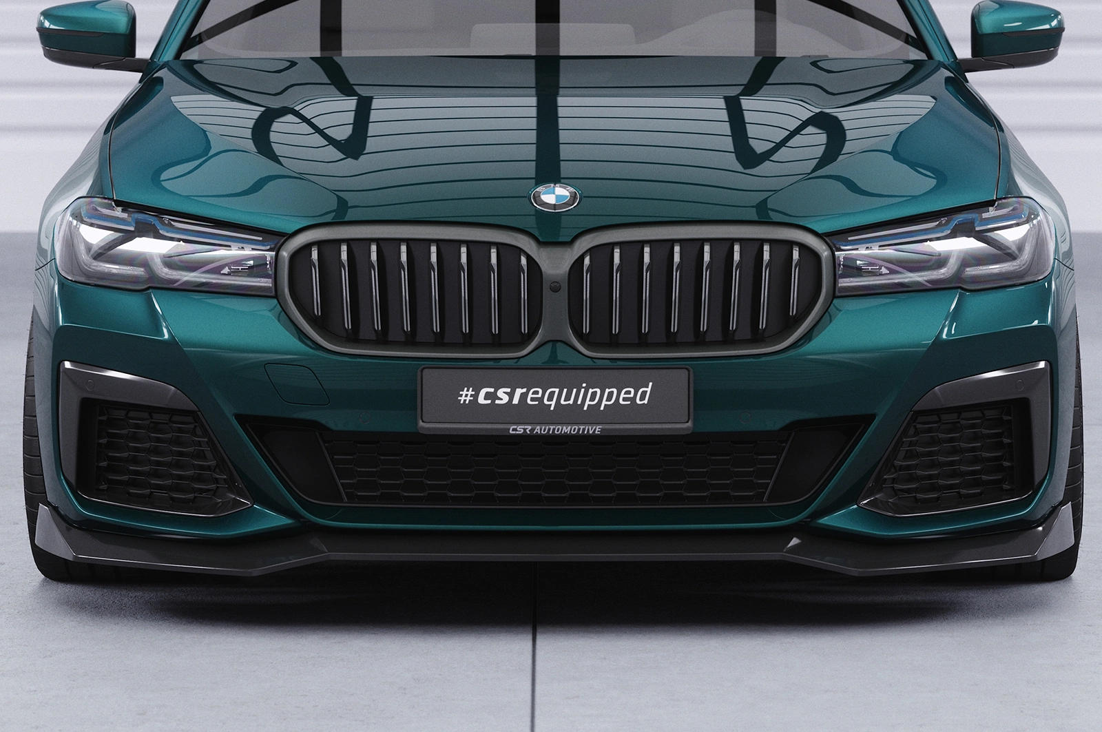Voorspoiler BMW 5er G30/G31 M-Paket LCI Glans Zwart – CSR Design (07/2020-)