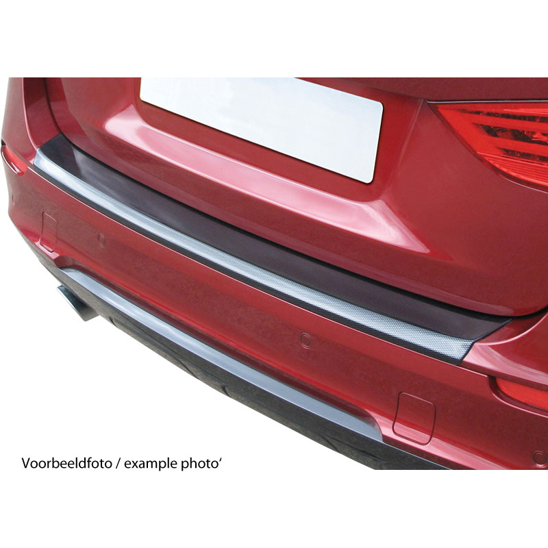 ABS Achterbumper beschermlijst  Fiat 500X 2/2015- Carbon Look 'Ribbed'