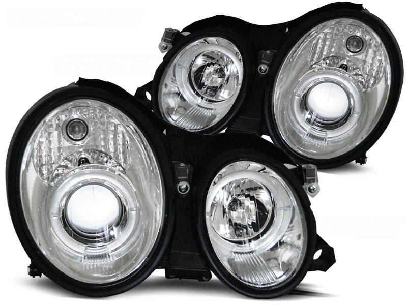 Koplampen Mercedes W208 Chroom 97-02