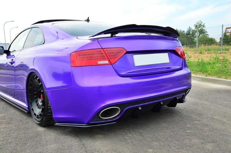Spoilerkap Audi RS5 8T /  8T FL Glanzend Zwart Maxton