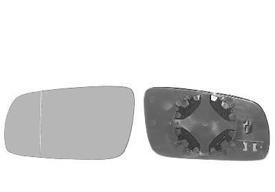 spiegelglas, met dode hoek, blauw, verwarmd, links Seat Ibiza/Co