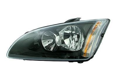 koplamp, Visteon, H1+H7, zwart, met draaimodule, links Ford Focu