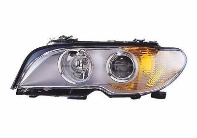 koplamp, H7+H7, grijs huis, oranje knipper, links BMW 3 serie E4