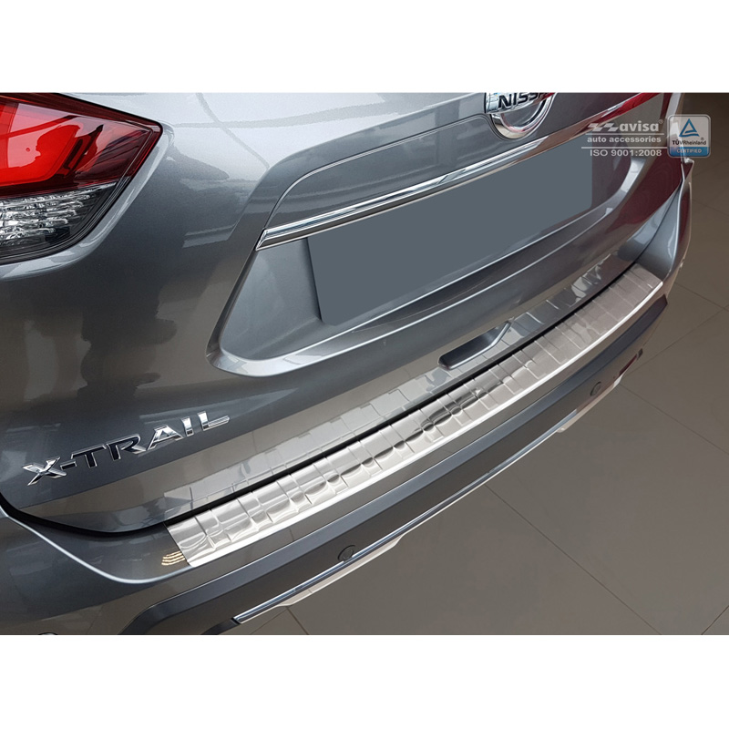 RVS Achterbumperprotector  Nissan X-Trail III (T32) Facelift 2017-2021 'Ribs'
