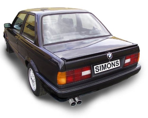 Simons Uitlaatsysteem af kat. BMW 3-serie E30 1985-1993