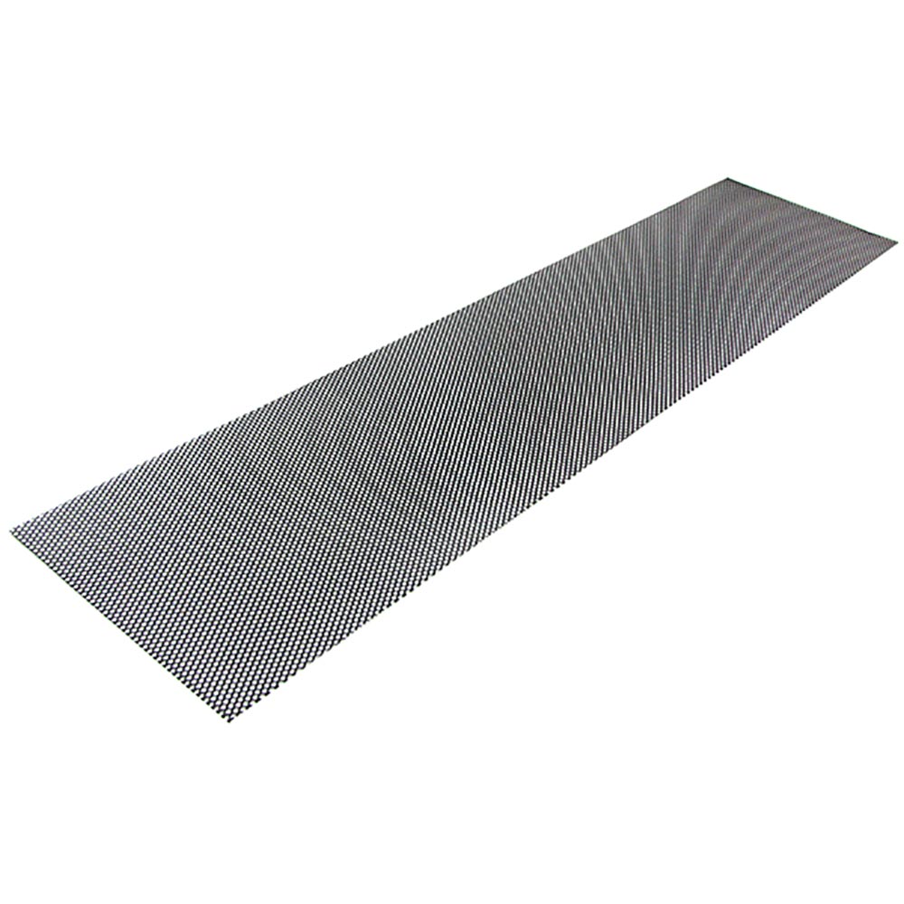 Racegaas aluminium Zwart - ruitdesign 4x7mm - 130x30cm