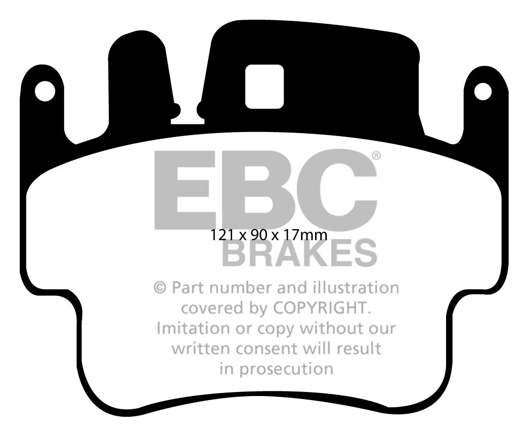 EBC Brakes PORSCHE 911 (996) (Cast Iron Disc Only) 3.6 Carrera 4