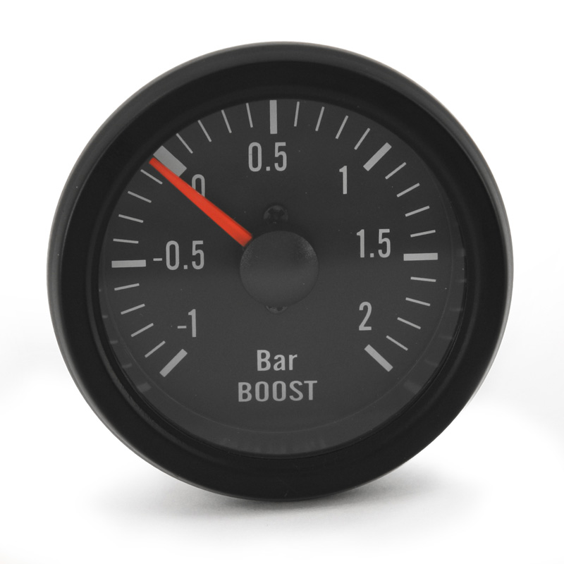 Performance Instrument Zwart Turbodruk +2,0>1 bar 52mm